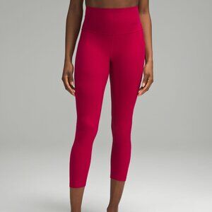 Lululemon Align High Rise Pants with Pockets, 25" Length, Ruby Red